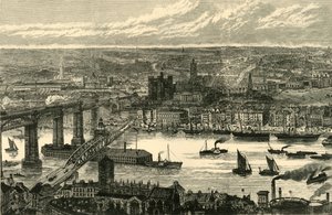 ニューカッスルオンタイン、1898年。 作： Unbekannt