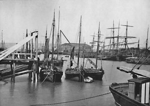 ニューヘブン-港で、1895 作： Unbekannt