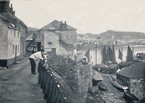 ニューリン-村と港の眺め、1895 作： Unbekannt