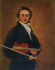 ニッコロパガニーニ1782-1840、1934年。 作： Unbekannt