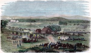 1862年8月9日、南北戦争、バージニア州カルペパー郡、戦いの夜、シーダーマウンテン
