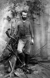 Nikolai Nikolaevich Miklukho-Maklai、ロシア人類学者、オーストラリア、クイーンズランド、c1880 作： Unbekannt