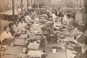 大量のメールを扱っていたロンドンの軍事郵便局の機敏なアシスタント