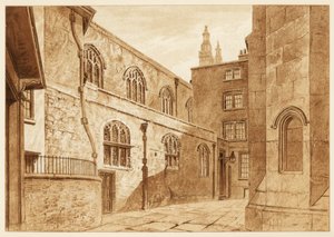 ロンドン市ギルドホール礼拝堂の北側、1886年
