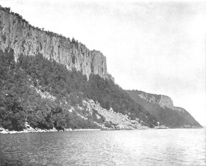 パリセーズの北端、ハドソン川、米国、c1900。 作： Unbekannt