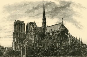 ノートルダム、1890年。 作： Unbekannt