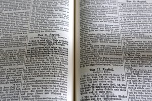 2014/5/29にフランスのバス・ラン県オーバーシュタインバッハで開催された「Bible.ルーテル派の寺院。 作： Unbekannt