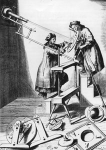 1673年の日食の観測 作： Unbekannt