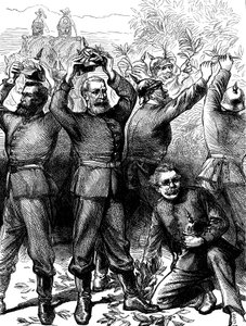 1871年3月の日仏戦争後のドイツによるパリ占領c1880 作： Unbekannt