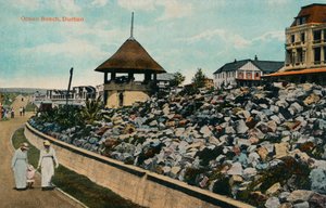 オーシャンビーチ、ダーバン、c1914 作： Unbekannt