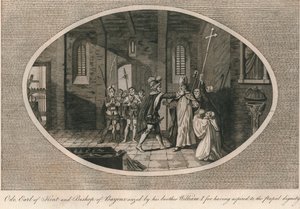 弟のウィリアム1世、1082年1793年に押収されたケント伯爵とバイユー司教のオド 作： Unbekannt