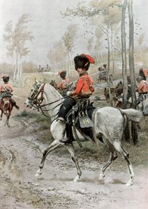 Hussarsの役員、1889年 作： Unbekannt