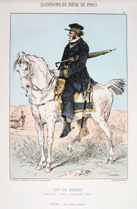 パリの包囲、1870年から1871年まで海兵隊員 作： Unbekannt