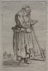 老乞食女、1600年代。 作： Unbekannt