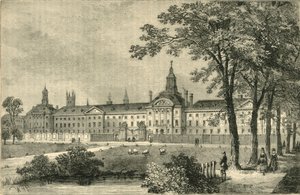オールドベツレヘム病院、ムーアフィールズ、1750年頃、1872年。 作： Unbekannt