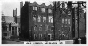 Old Houses、Lincolns Inn、ロンドン、c1920s