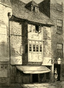 ウィッチストリートの古い家、1881年。 作： Unbekannt