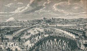 旧東京：江戸の街、数百年にわたる将軍の政府の拠点、1907年 作： Unbekannt
