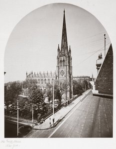 オールド・トリニティ教会（米国ニューヨーク州ニューヨーク市）1865年頃 作： Unbekannt