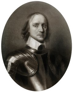 オリバークロムウェル、1599年〜1658年、イギリス軍の指導者および政治家、1899年 作： Unbekannt