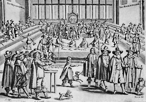 長い議会を解散するオリバークロムウェル、1653年、1903年 作： Unbekannt