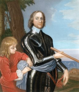 オリバークロムウェル、イギリス軍の指導者で政治家、1649年、1899年 作： Unbekannt