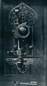 オリバークロムウェルズポータブルスチールロック、c17世紀、1904 作： Unbekannt