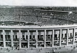 ベルリンオリンピックスタジアム、1936年 作： Unbekannt