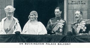 バッキンガム宮殿のバルコニー、1923年1937年