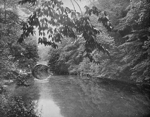ウィサヒコンクリーク、フェアマウントパーク、フィラデルフィア、c1897。 作： Unbekannt