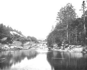 Ammonoosuc川、ホワイトマウンテン、ニューハンプシャー、米国、c1900。 作： Unbekannt