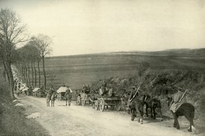塹壕への道、1919年。 作： Unbekannt