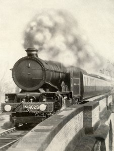 コーニッシュリベラ、リミテッドのルート。グレートウエスタン線の特急、1935-36 作： Unbekannt