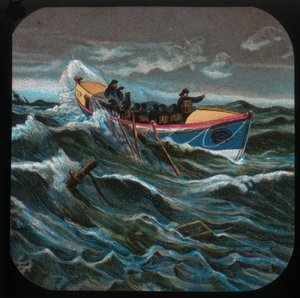 難破船、c1900に向かう途中。 作： Unbekannt