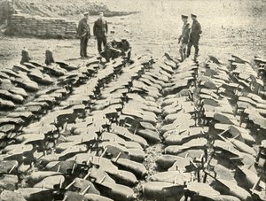 爆撃中隊の1泊配給、1919年。 作： Unbekannt