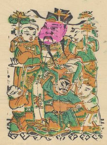 年賀絵を含む135点の木版画、19～20世紀。 作： Unbekannt