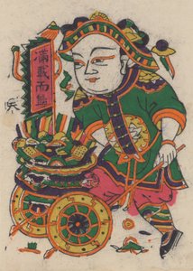 年賀絵を含む135点の木版画、19～20世紀。 作： Unbekannt