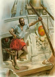 ドレイクスの男性の一人、1588 c1890-c1893 作： Unbekannt