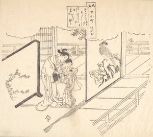 古いブロックからの 6 つのインプレッションの 1 つ。 作： Unbekannt