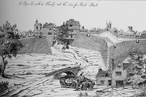 南北戦争、c1808、ロンドンの防衛のために議会によって建てられた砦の1つ、