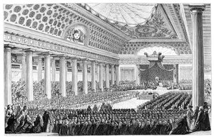 エステートジェネラルのオープニング、ベルサイユ、1789年、1885年 作： Unbekannt