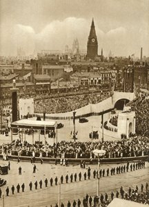 マージートンネルの開口部、リバプール、1934年7月18日、1935年。
