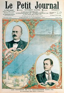 パリとカサブランカの間の無線電信リンクの開設、1907年 作： Unbekannt