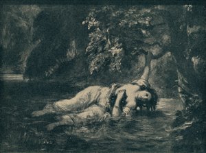 オフィーリア、1853年、1935年。 作： Unbekannt