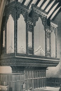 トウィン教区教会のオルガン、c1910 作： Unbekannt
