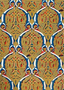 パネルの装飾品、モスクの裁判所、1907年。 作： Unbekannt