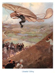 20世紀初頭のドイツの航空飛行士、オットーリリエンタール 作： Unbekannt