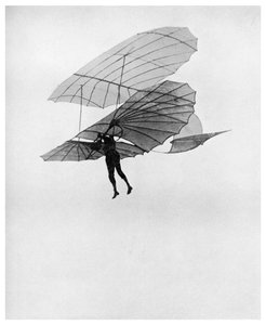 オットーリリエンタールは彼の最後のフライトの1つを作ります、1896 1956 作： Unbekannt