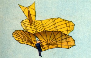 オットーリリエンタールのグライダー、1890年代、1932年。 作： Unbekannt