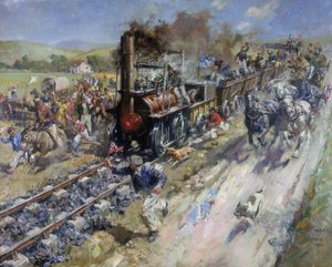 ストックトン・アンド・ダーリントン鉄道の開通 作： Unbekannt